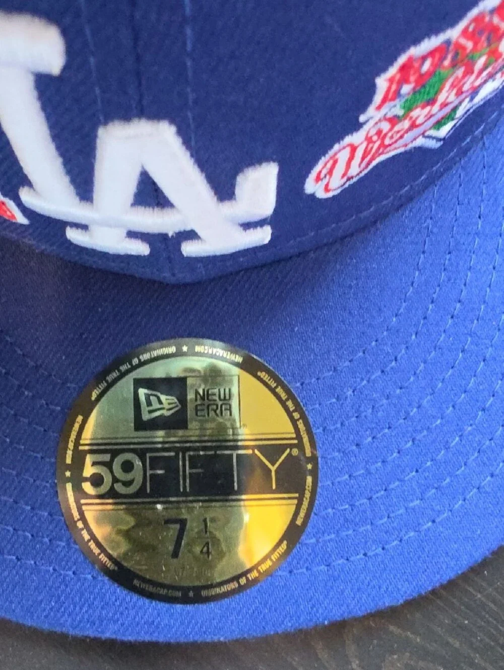 STUNNING NEW ERA 7 1/4 RARE DODGERS WORLD SERIES CHAMPIONS CAP